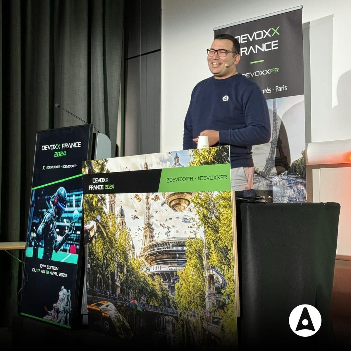 Anis Zouaoui, fondateur, à Devoxx France 2024