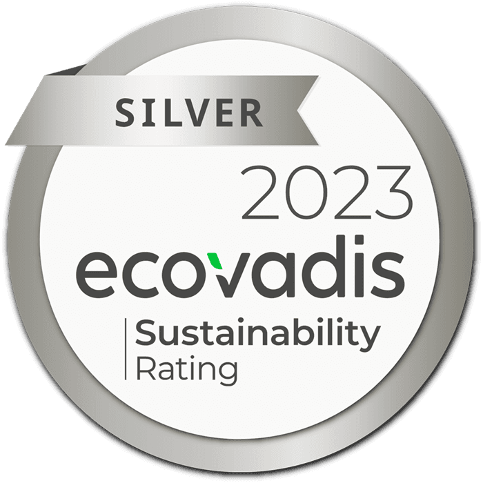 EcoVadis · Argent 2024, Bronze 2025