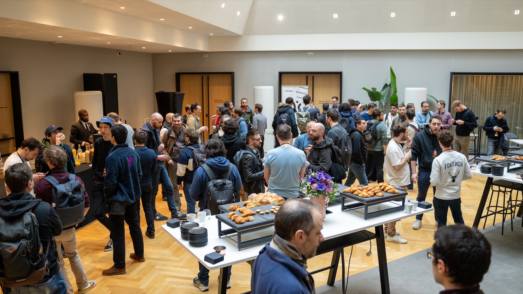 Breakfast at an Adservio tech meetup